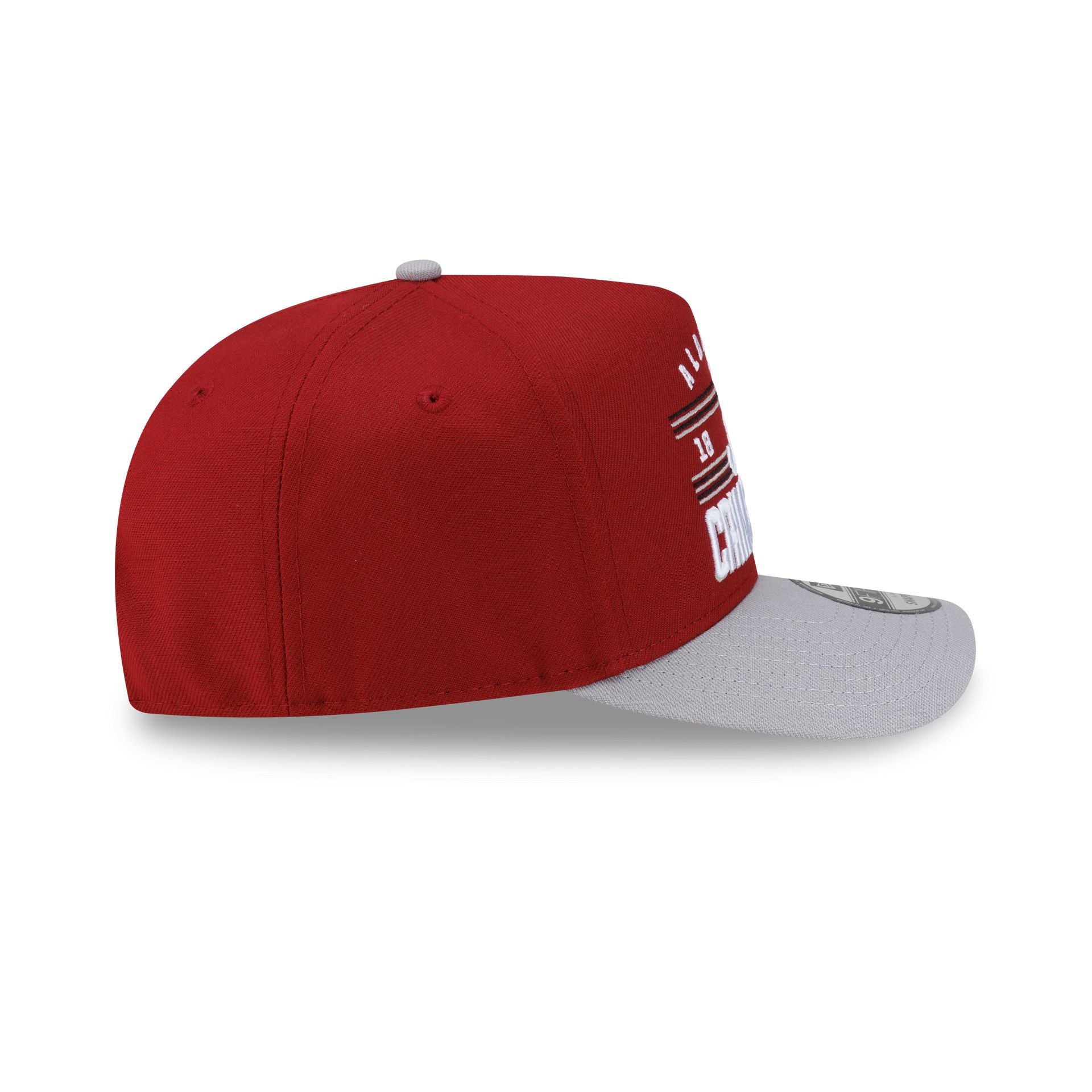 Alabama Crimson Tide College Stripe 9FIFTY A-Frame Snapback Hat