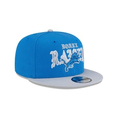 Born x Raised x Detroit Lions Two-Tone 9FIFTY Snapback Hat