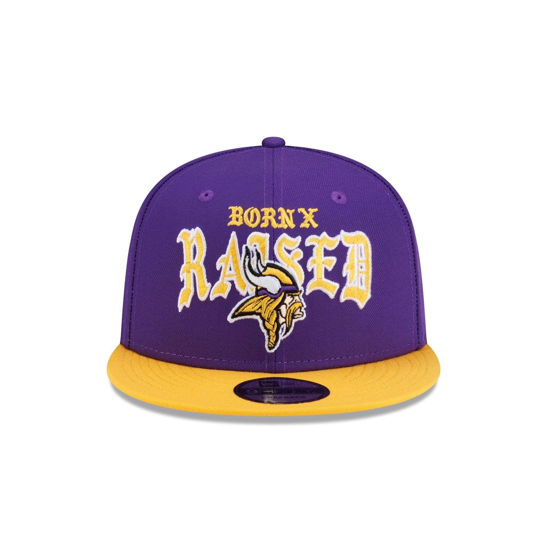 Born x Raised x Minnesota Vikings Two-Tone 9FIFTY Snapback Hat