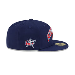 Columbus Blue Jackets Arch Mask 59FIFTY Fitted Hat