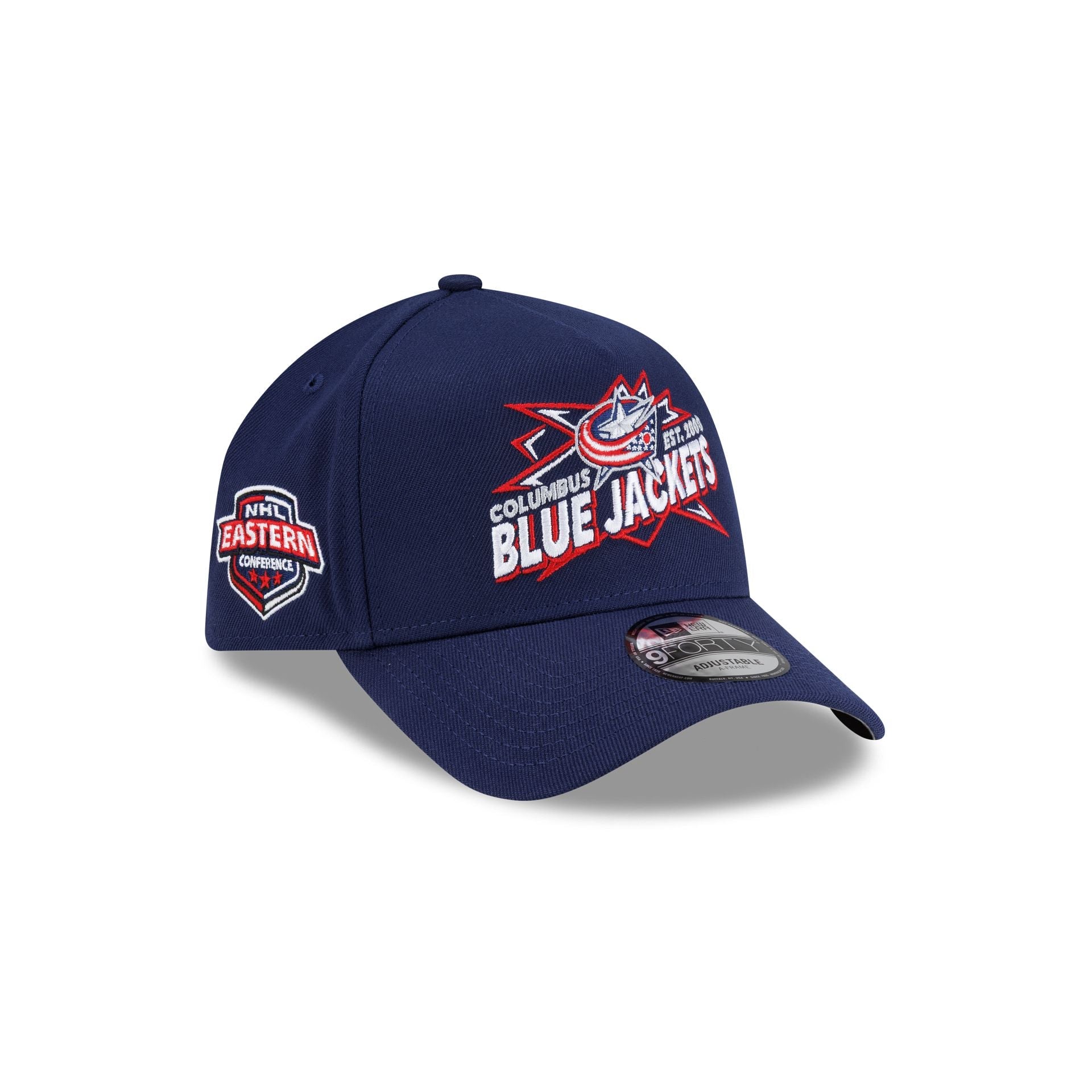 Columbus Blue Jackets Top Shelf 9FORTY A-Frame Snapback Hat