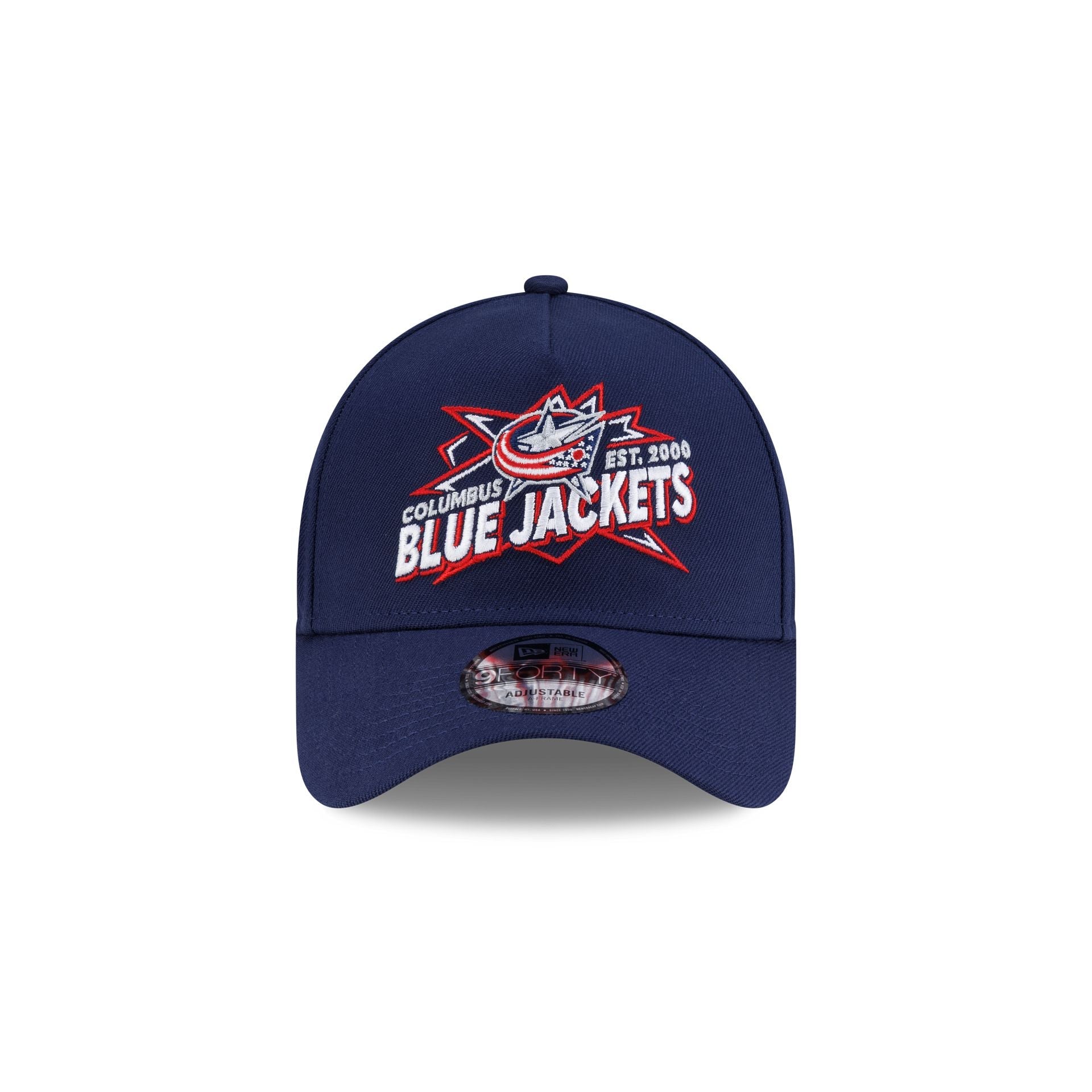 Columbus Blue Jackets Top Shelf 9FORTY A-Frame Snapback Hat