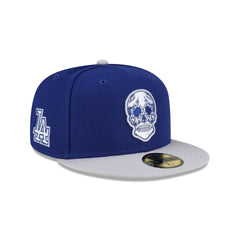 Los Angeles Dodgers Sugar Skull 59FIFTY Fitted Hat