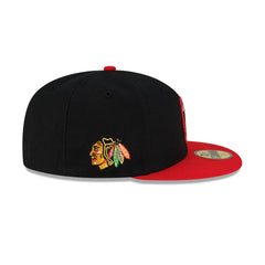 Chicago Blackhawks Sugar Skull 59FIFTY Fitted Hat