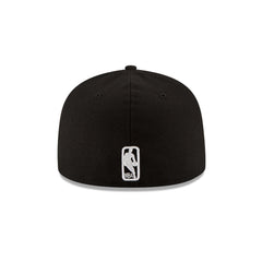 Miami Heat Black & White 59FIFTY Fitted Hat