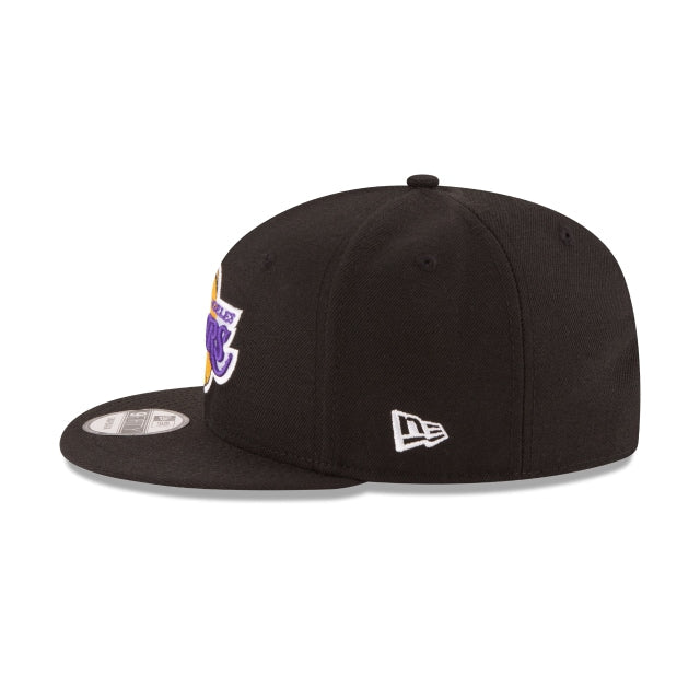 Los Angeles Lakers Black 9FIFTY Snapback Hat
