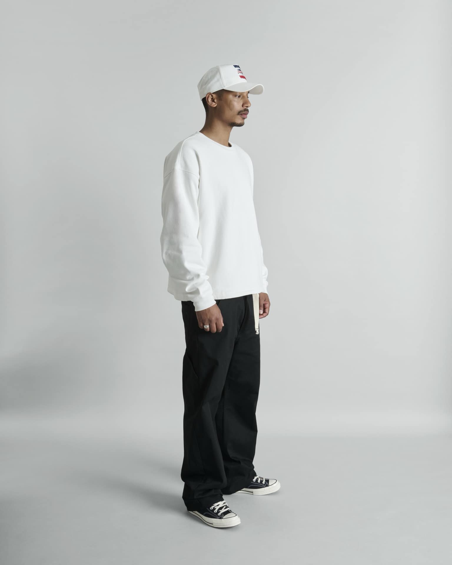 Alden College White Crewneck