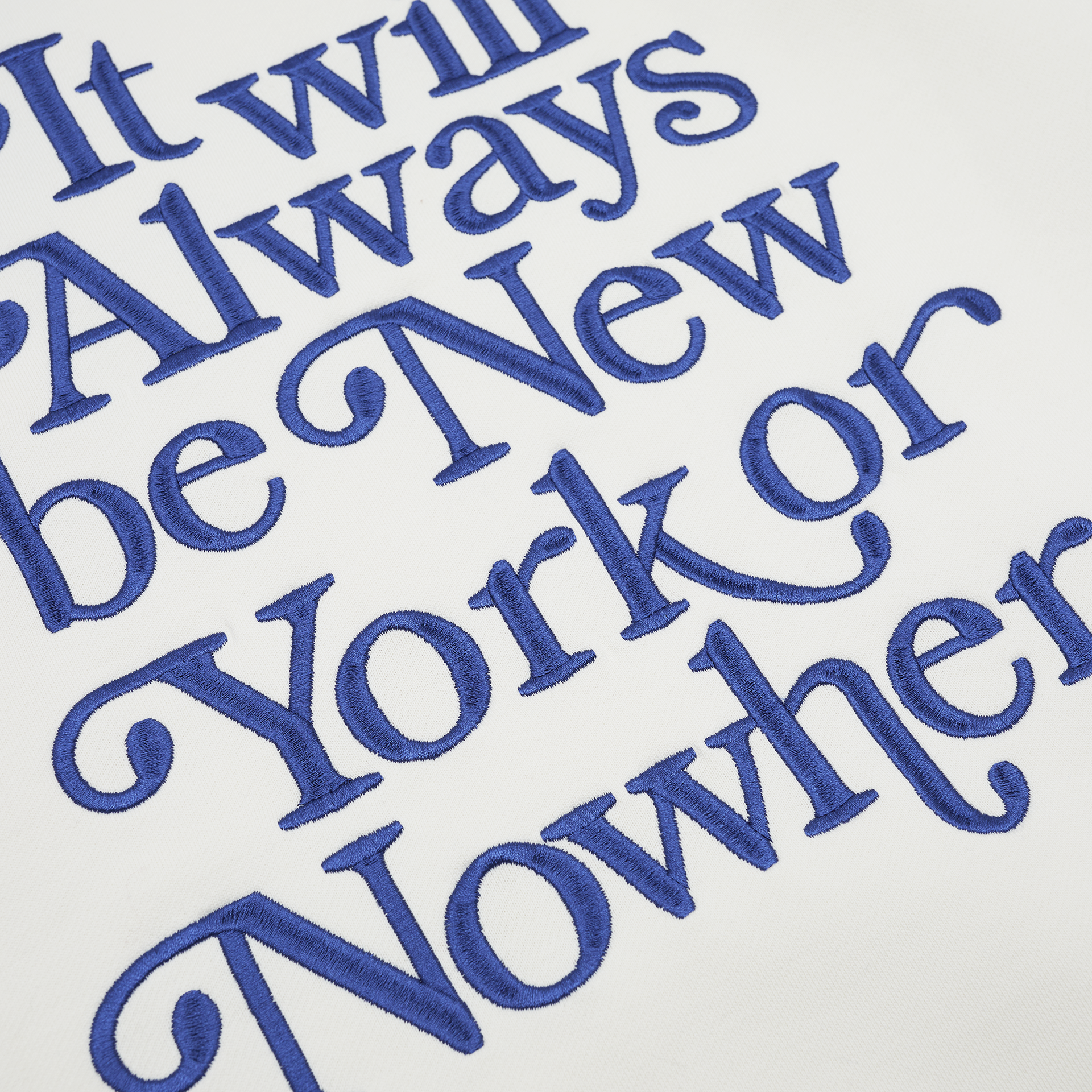 New York or Nowhere x New York Mets Youth Chrome White Motto Hoodie