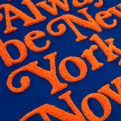 New York or Nowhere x New York Mets Light Royal Motto Varsity Jacket