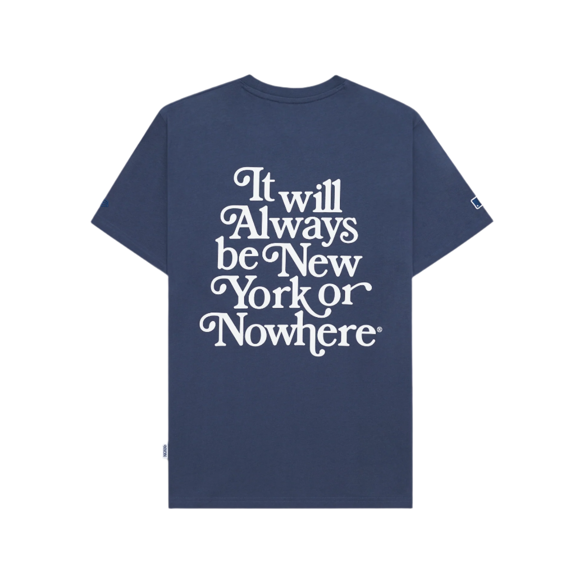 New York or Nowhere x New York Yankees Navy Motto Short-Sleeve T-Shirt